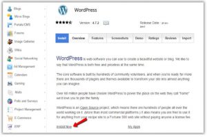 Cài đặt wordpress