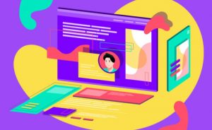 Thiết kế landung page với tiêu đề nổi bật