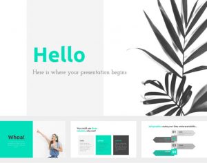 Mẫu Powerpoint miễn phí Mint