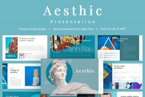 Aesthic – Mẫu PowerPoint miễn phí dành cho mọi lĩnh vực