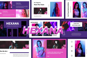 Hexana – Slide PowerPoint thời thượng