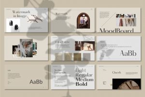 Querk Brand – Template PowerPoint miễn phí