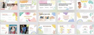 mẫu powerpoint màu pastel