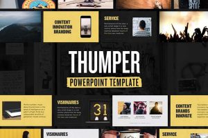 Thumper – Mẫu trình bày PowerPoint đẹp dành cho tiếp thị