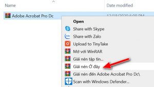 giải nén file acrobat pro full crack