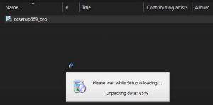 click chạy file cài đặt