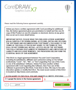 đồng ý các điều khoản của phần mềm