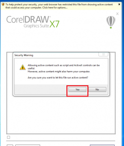 bạn chỉ cần bấm vào Yes là được.