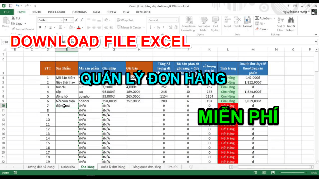 Download mau excel mien phi visualcpp
