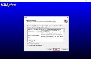 Sau đó bạn hãy chọn I accept the agreement rồi chọn Next một lần nữa.