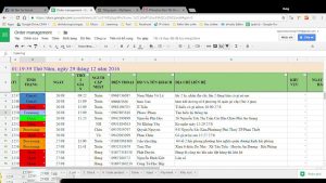 file excel quản lý đơn hàng phát sinh
