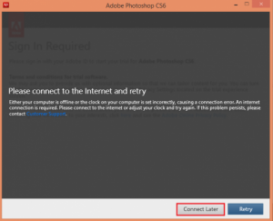 chọn connect later