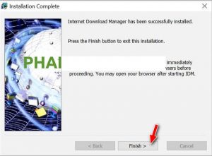 hoàn tất quá trình cài đặt