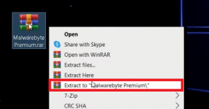 giải nén file bằng winrar