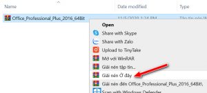 giải nén file bằng WinRAR