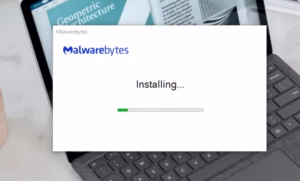 chờ đợi quá trình cài đặt diễn ra hoàn tất