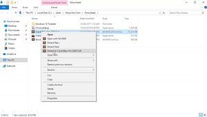 giải nén file đã tải và nhấn cài đặt