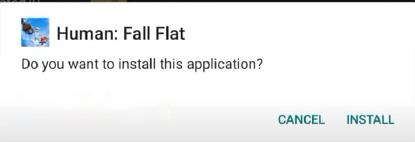 Tiếp tục nhấn chọn Install để thiết lập game Human: Fall Flat.