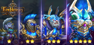 epic heroes war hack max level nâng cấp