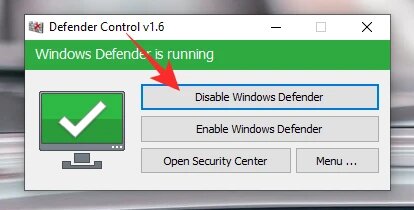Một số tính năng nổi bật của Windows Defender Control