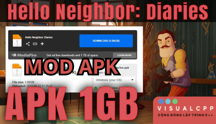 tải hello neighbor: diaries mod apk