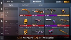 kho vũ khí rộng lớn và phong phú