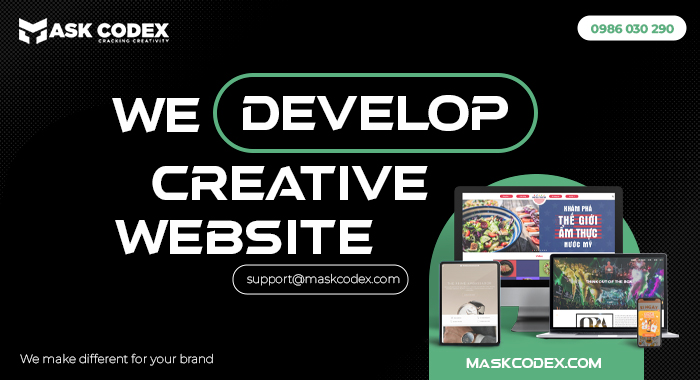 dịch vụ thiết kế website MaskCodex