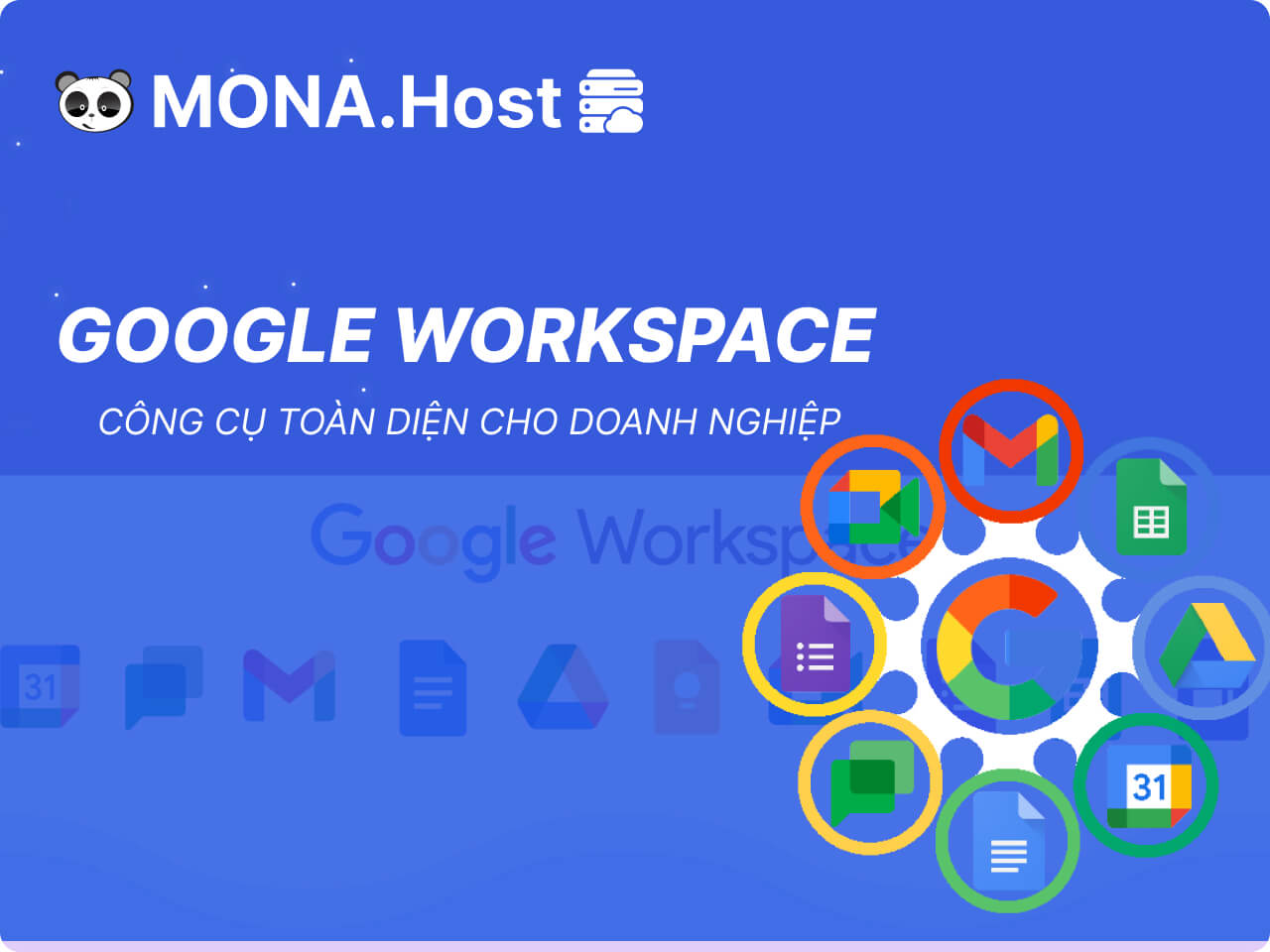 google workspace tại mona host