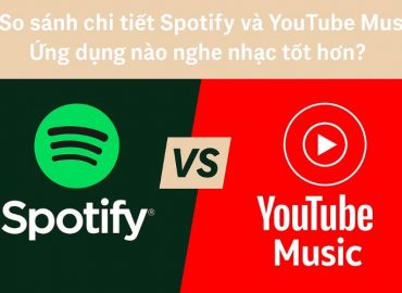 so sánh chi tiết spotify và youtube music