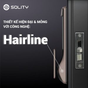 Khóa vân tay cao cấp Hàn Quốc Solity GSP-2000BKKhóa vân tay cao cấp Hàn Quốc Solity GSP-2000BK