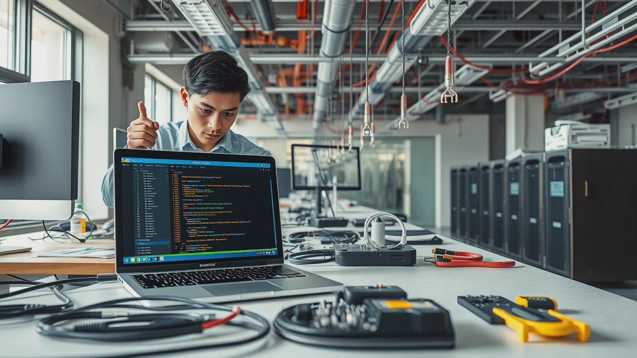 Hệ thống đi dây gọn gàng giúp văn phòng công nghệ vận hành chuyên nghiệp hơn Hệ thống đi dây gọn gàng giúp văn phòng công nghệ vận hành chuyên nghiệp hơn